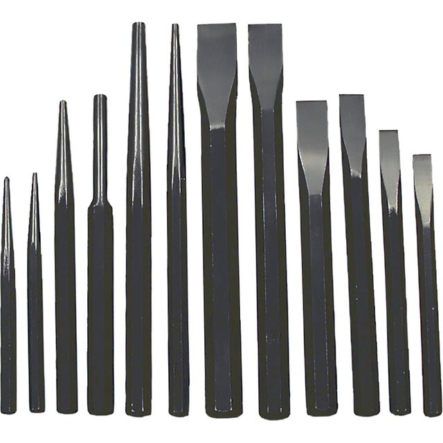 IPC-12 Jumbo Punch & Chisel Set, 12 Pieces