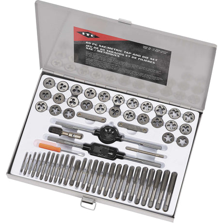 ITD-60C SAE/Metric Alloy Tap & Die Set, 60 Pieces
