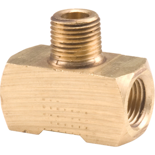Branch Tees Extruded Male On Branch, Brass