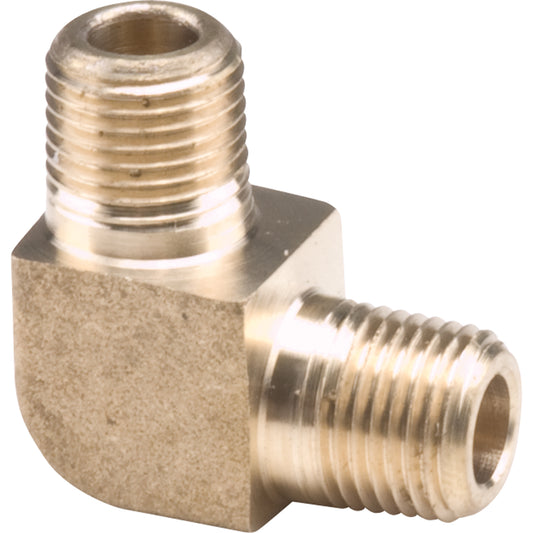 Male Pipe Elbows 90°, 1/2" x 3/8" Dia., Brass