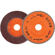 Enduro-Flex™ Flap Disc, 4-1/2" x 7/8", Type 27, 60 Grit, Zirconia Alumina