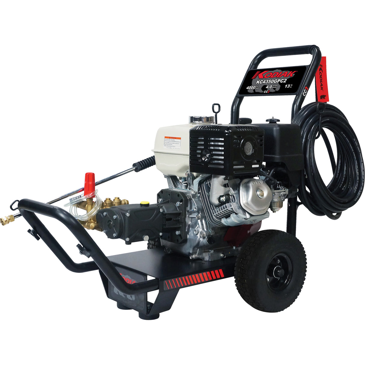 Heavy-Duty Professional Pressure Washers, Gasoline, 3500 PSI, 3.8 GPM