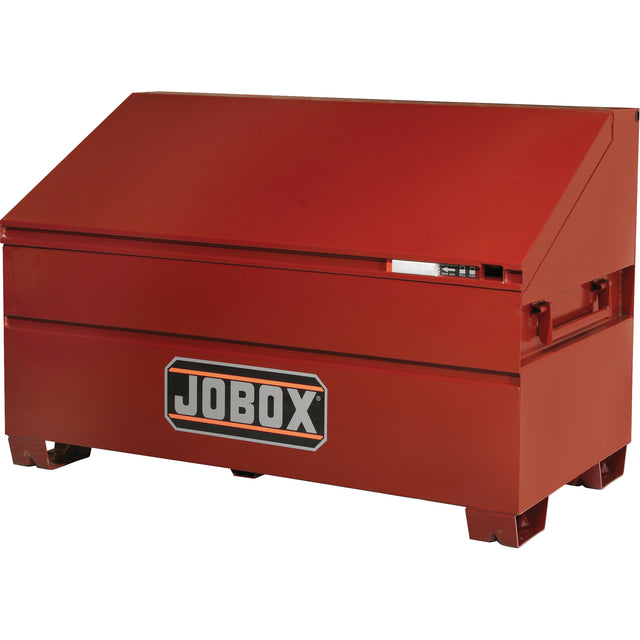 Slope Lid Chest, 60" x 30" x 39-1/2", Steel, Red