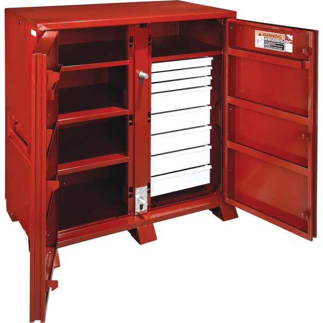Drawer Cabinet, 60-1/8" W x 53-1/4" H x 30-1/4" D, 58.7 Cubic Feet Capacity