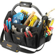 Techgear™ LED Lighted Tool Bag, Polyester, 22 Pockets, Black