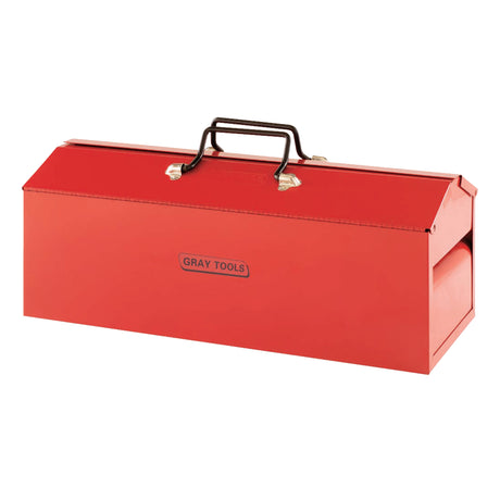 Tool Box, 8-13/20" D x 21-3/10" W x 9" H, Red