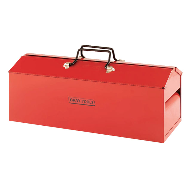 Tool Box, 8-13/20" D x 21-3/10" W x 9" H, Red