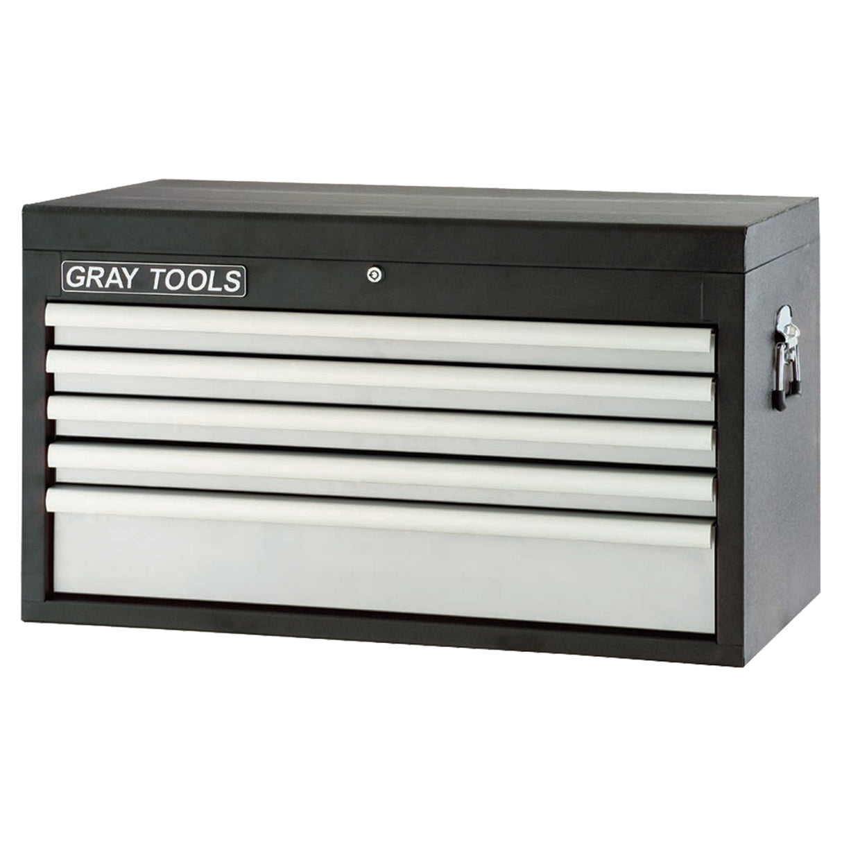 Top Chest - 5 Drawers, 33-1/2" W, 5 Drawers, Black