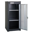 Side Rider Cabinet, 2 Drawers, 14-3/4" W x 18" D x 33-3/4" H, Black