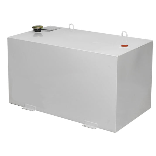Steel Fuel Transfer Tank, Steel, 100 Gal. Capacity, White