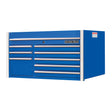 RX Series Tool Chest, 41" W, 8 Drawers, Blue