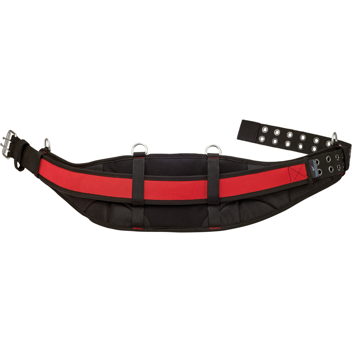 Padded Work Belt, Nylon, Black/Red