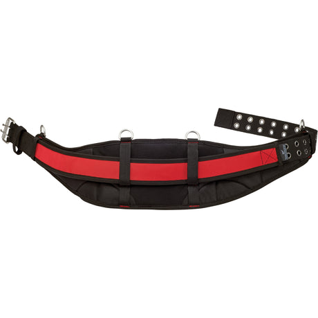 Padded Work Belt, Nylon, Black/Red