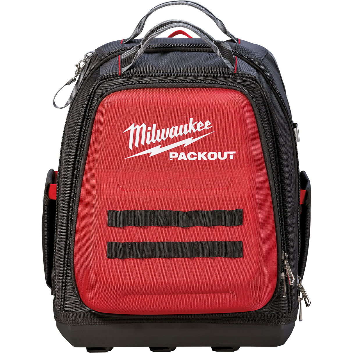 Packout™ Backpack, 15-3/4" L x 11-4/5" W, Black/Red, Ballistic