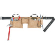 Constructor's Tool Belt, Leather, Tan