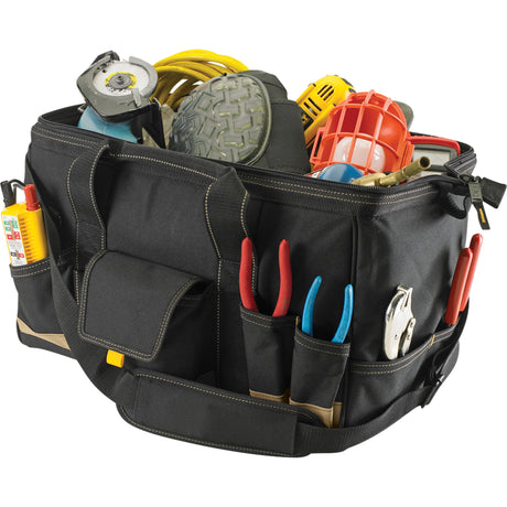 MEGAMOUTH™ Tool Bag, Polyester, 25 Pockets, Black