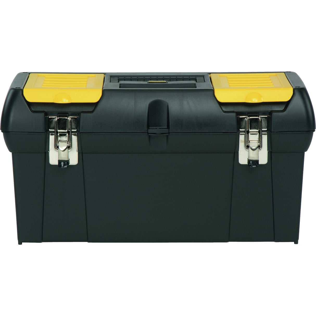 2000 Series Tool Box with Tray, 24" W x 11-1/4" D x 11" H, Black/Yellow