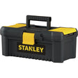 Essential® Tool Box with Tray, 12-1/2" W x 7-3/8" D x 5-1/8" H, Black/Yellow