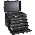 Mobile Tool Chest With Drawers, 8 Drawers, 22-4/5" W x 15" D x 18" H, Black