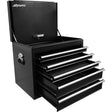 Truck Tool Box, 27" W, 5 Drawers, Black