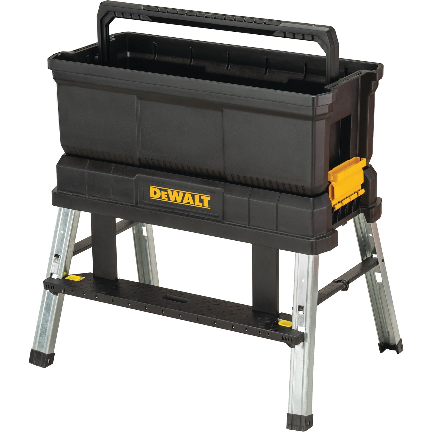 Storage Step Stool, 11-3/5" W x 25-1/5" D x 11-1/3" H, Black