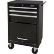 Industrial Tool Cart, 3 Drawers, 29-4/5" W x 21-1/5" D x 38-4/5" H, Black