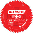 Contractor Saw Blades - Fine Finishing Saw Blades, 8-1/2", 60 Teeth, Wood Use
