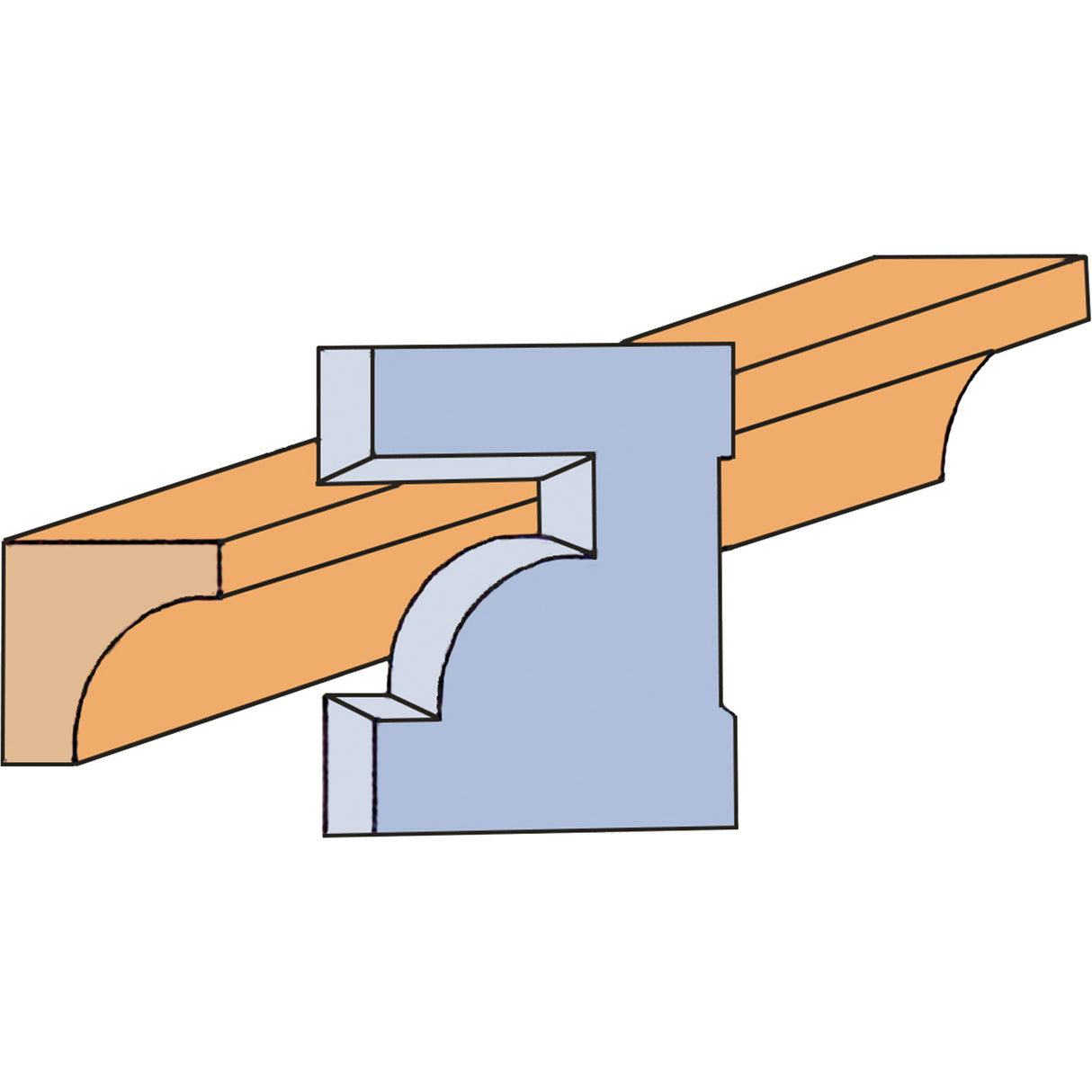 Cove Moulding Cutter Set