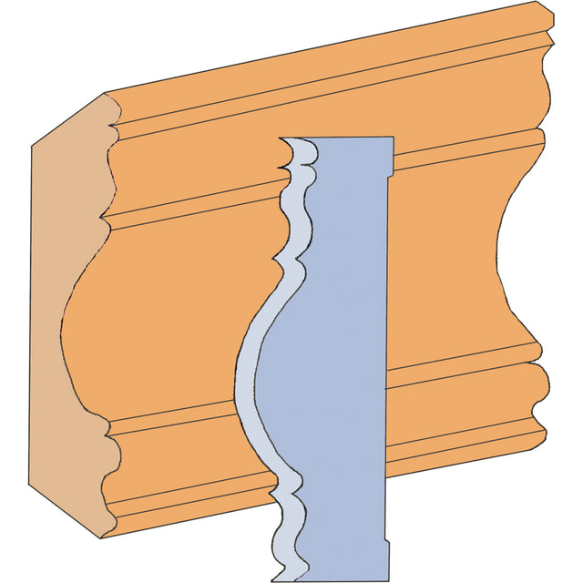 Large Cove Moulding Cutter Set