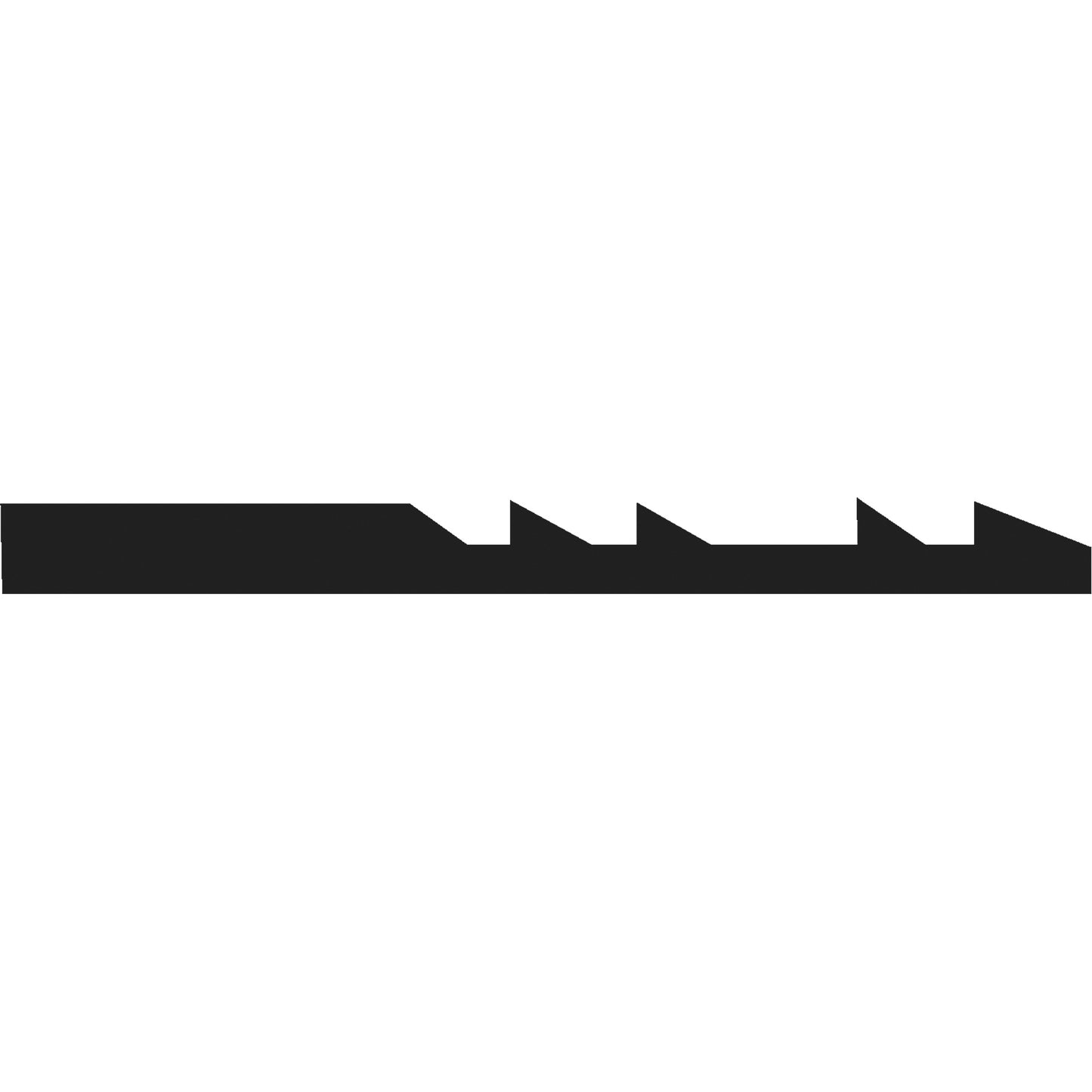 12-Piece Double Tooth Scroll Saw Blades, Scroll cutting, 0.035" W x 5" L, 20 TPI