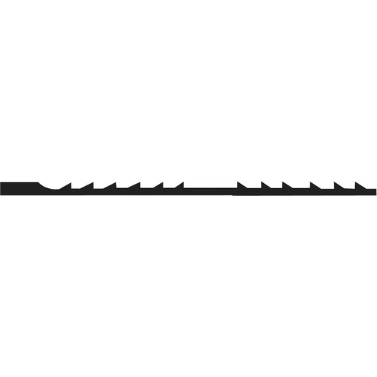 12-Piece Precision Ground Scroll Saw Blades, Scroll cutting, 0.037" W x 5" L, 13 TPI