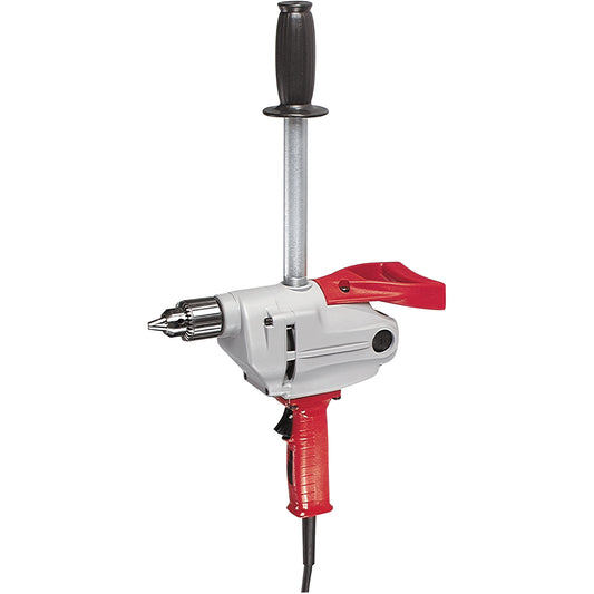 Compact Drills, 1/2" Chuck, 7 A, 120 V, 0-500 RPM, Keyed Chuck