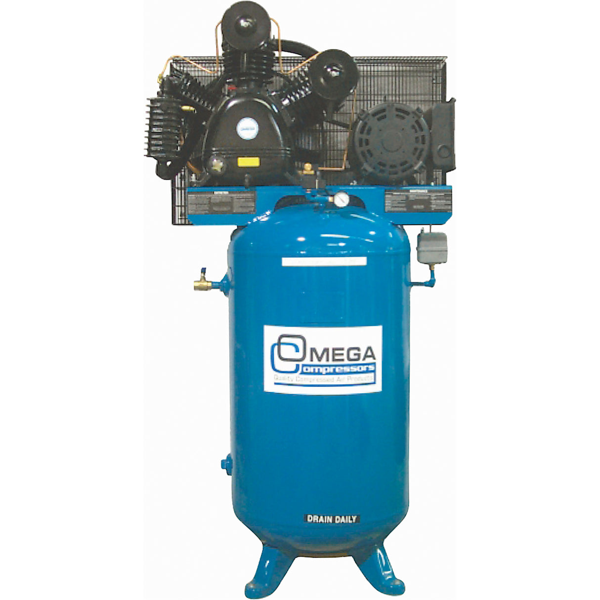 Industrial Series Air Compressors - Vertical Compressors - Two Stage, 66.6 Gal. (80 US Gal)