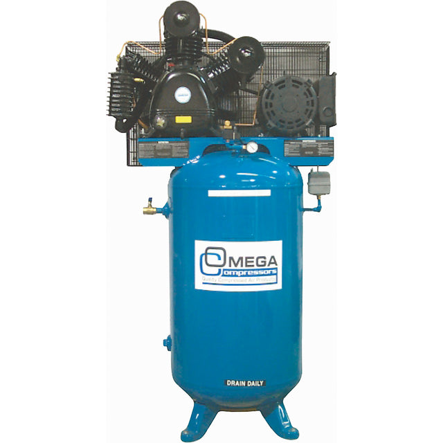 Industrial Series Air Compressors - Vertical Compressors - Two Stage, 66.6 Gal. (80 US Gal)