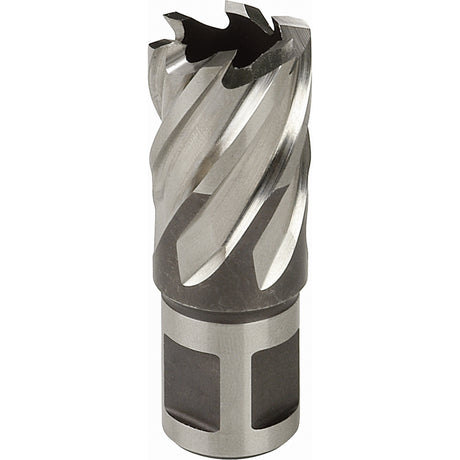 Annular Cutter, 1-9/16" Diameter, High Speed Steel, 2" Depth of Cut, 3/4" Shank