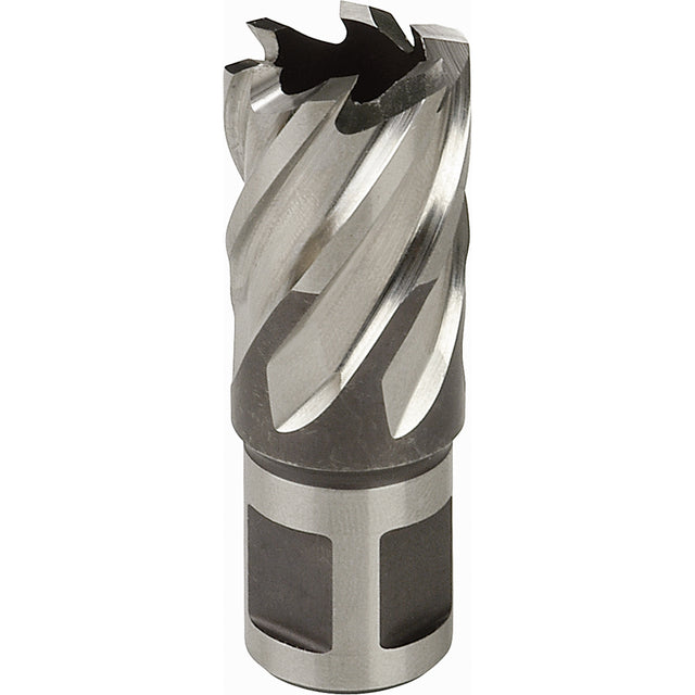 Annular Cutter, 1-9/16" Diameter, High Speed Steel, 2" Depth of Cut, 3/4" Shank