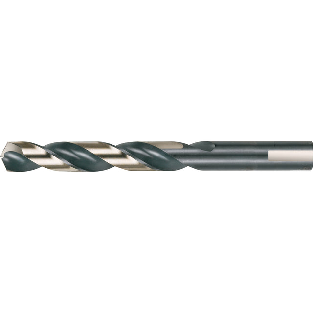 Split Point Jobber Drills with 3-Flat Shank, High Speed Steel, 13/32", 5-1/4" L, 3-7/8" Flute, 135° Point Angle