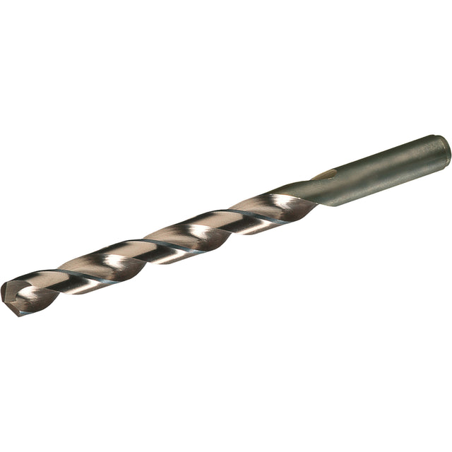 Split Point Jobber Drill Bits, Cobalt, 27/64", 5-3/8" L, 3-15/16" Flute, 135° Point Angle