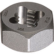 Hexagon Rethreading Dies, Bright Finish, 5/8"-18 Thread, High Speed Steel