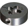 Round Adjustable Die, Bright Finish, 7/8"-14 Thread, High Speed Steel