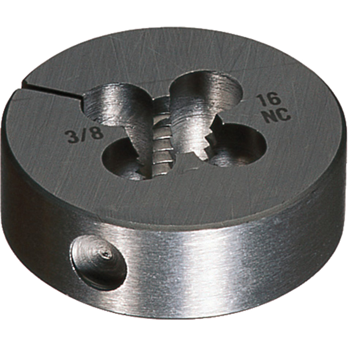 Round Adjustable Die, Bright Finish, M16 X 2 Thread, High Speed Steel