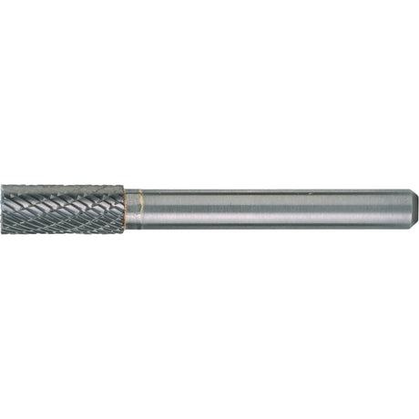 Solid Carbide Burrs - Cylinder Shape with End Cut, SB-3, 3/8" Dia., 1/4" Shank, 3/4" Depth of Cut
