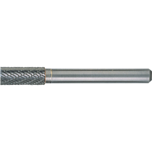 Solid Carbide Burrs - Cylinder Shape with End Cut, SB-14, 3/16" Dia., 1/4" Shank, 5/8" Depth of Cut