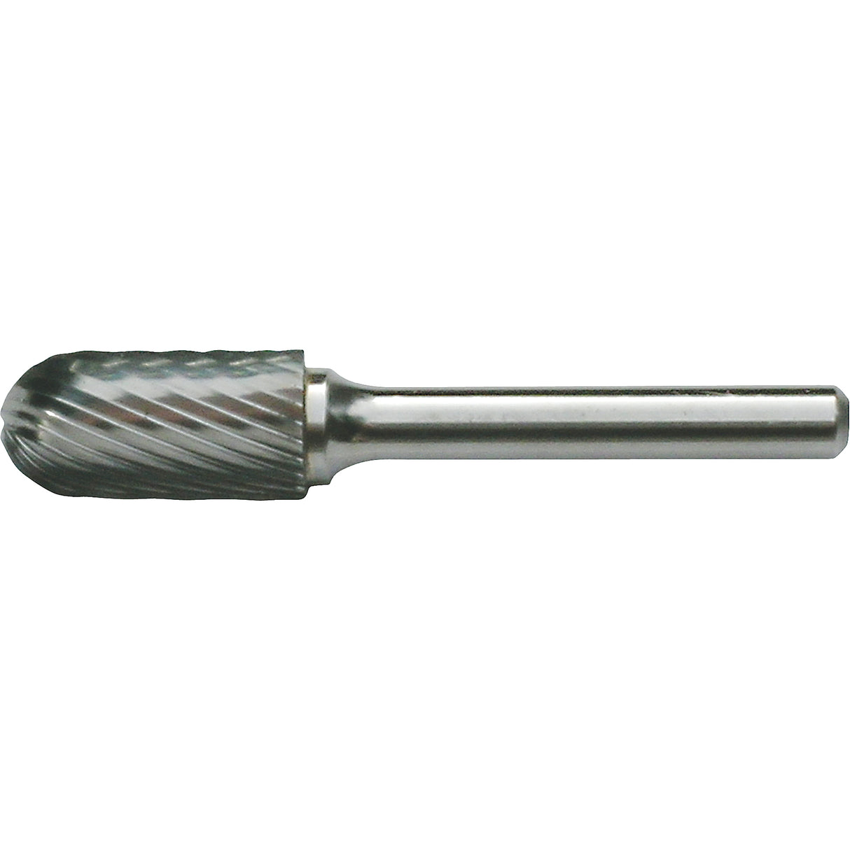Solid Carbide Burrs - Cylinder Shape with Ball Nose, SC-3, 9.53 mm Dia., 19.1 mm Depth of Cut
