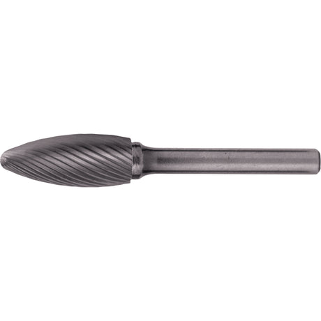 Solid Carbide Burrs - Flame Shaped, 1/8" Shank