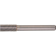 Solid Carbide Burrs - Cylinder Shape with No End Cut, SA-6, 5/8" Dia., 1/4" Shank