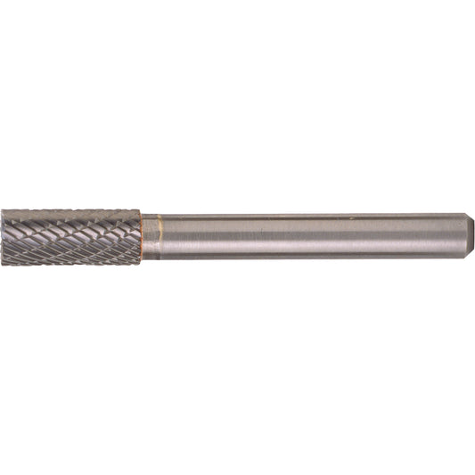 Solid Carbide Burrs - Cylinder Shape with No End Cut, SA-7, 3/4" Dia., 1/4" Shank