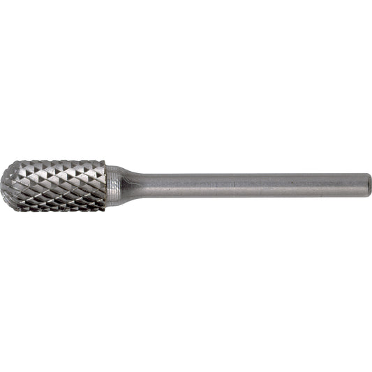 Solid Carbide Burrs - Cylinder Shape with Ball Nose, SC-6, 5/8" Dia., 1" Depth of Cut