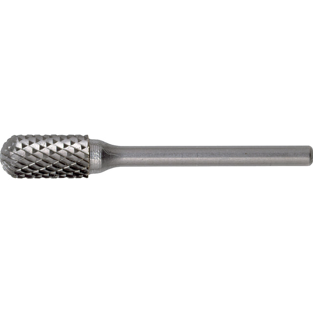 Solid Carbide Burrs - Cylinder Shape with Ball Nose, SC-2, 5/16" Dia., 3/4" Depth of Cut