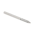 Solid Carbide Burrs - Tree Shape Pointed End, SG-44, 3 mm Dia., 1/8" Shank